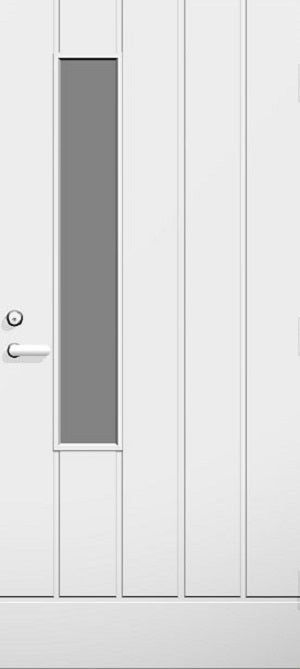 Skaala S&auml;vel G1 valkoinen ulko-ovi