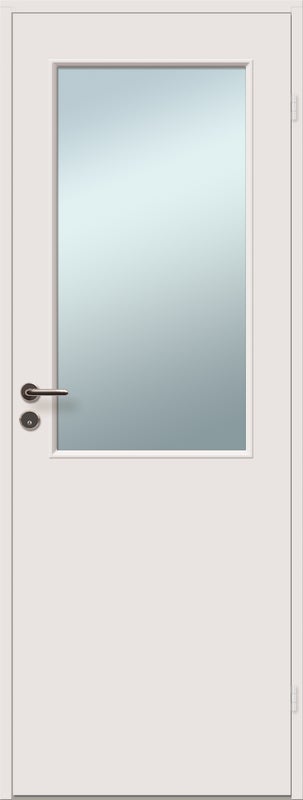 Laakaovi lasiaukolla